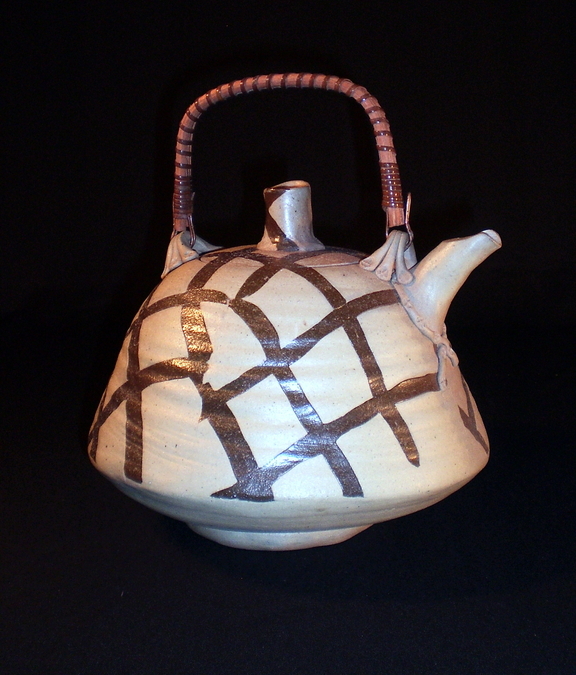 Plaid Tea Pot