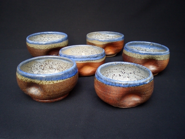 Individual Bowls, thumb dent